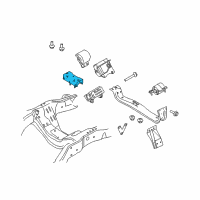 OEM 2010 Ford F-350 Super Duty Rear Mount Diagram - 7C3Z-6068-BA