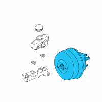 OEM Mercury Marauder Power Booster Diagram - 1W1Z-2005-AA