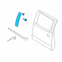 OEM 2019 Ford F-250 Super Duty Applique Diagram - FL3Z-18255A35-BA