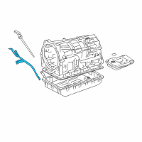 OEM 2003 Lexus GX470 Tube Sub-Assy, Transmission Oil Filler Diagram - 35013-60271