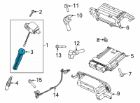 OEM Ford F-150 BOOT - IGNITION WIRE PROTECTIO Diagram - ML3Z-12A402-A