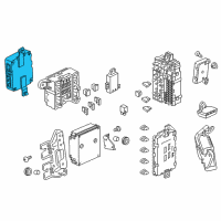 OEM 2015 Honda Odyssey Control Unit Diagram - 74970-TK8-A11