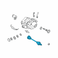 OEM 2012 BMW X6 Cv Axle Assembly Rear Right Diagram - 33-20-7-582-141
