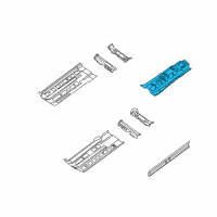 OEM 2010 Nissan Altima Floor Front, Center Diagram - 74310-ZX60A