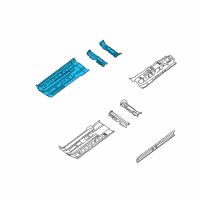 OEM 2010 Nissan Maxima Floor Front Diagram - 74320-ZX00A