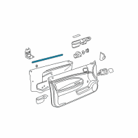 OEM 2006 Chevrolet Cobalt Belt Weatherstrip Diagram - 20847948