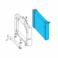 OEM 2016 BMW M5 Radiator, Right Diagram - 17-11-2-284-278