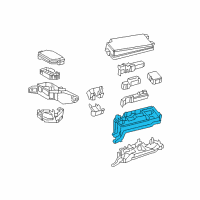 OEM 2019 Toyota Prius AWD-e Fuse Holder Diagram - 82666-47610