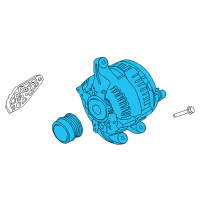 OEM 2013 Ford Fusion Alternator Diagram - HU2Z-10V346-AARM