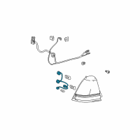 OEM 2007 Chevrolet Malibu Socket & Wire Diagram - 15881512