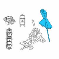 OEM 2017 BMW X1 Gear Selector Switch Diagram - 61-31-9-391-197