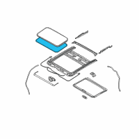 OEM 2003 Infiniti FX45 Weatherstrip-Lid Diagram - 91246-CG010