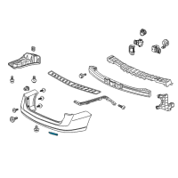 OEM 2015 Honda Odyssey Reflector Assy., R. RR. Diagram - 33505-TK8-A01