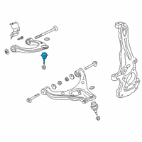 OEM 2021 Ford Ranger Upper Ball Joints Diagram - KB3Z-3050-A