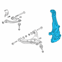 OEM 2019 Ford Ranger Knuckle Diagram - KB3Z-3K185-A