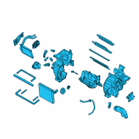OEM Kia Forte Heater & EVAPORATOR Diagram - 972051M071