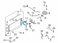 OEM 2021 Ford Bronco HOSE - RADIATOR Diagram - MB3Z-8260-G