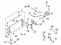 OEM 2021 Ford Bronco HOSE - HEATER WATER Diagram - MB3Z-18472-C