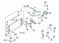 OEM Ford Bronco HOSE - OVERFLOW Diagram - MB3Z-8075-A