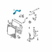 OEM 2004 BMW X5 Water Hose Diagram - 11-53-7-508-688