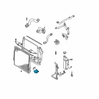 OEM BMW X5 Bracket For.Radiator Diagram - 17-10-1-439-116