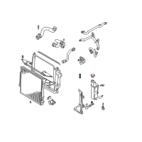 OEM 2004 BMW X5 Oil Cooler Thermostat Diagram - 17-11-1-437-362