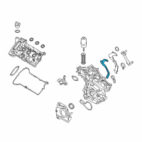 OEM 2019 Ford Edge Crankshaft Seal Gasket Diagram - FT4Z-6020-K