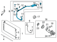 OEM 2022 Hyundai Tucson TUBE ASSY-SUCTION & LIQUID Diagram - 97775-CW000