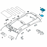 OEM 2021 Kia Telluride Lamp Assembly-Luggage Co Diagram - 926201U001GYT