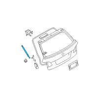 OEM 2007 BMW 530xi Gas Pressurized Spring Diagram - 51-24-7-178-273