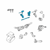 OEM 2009 Toyota Tacoma Switch Assembly Diagram - 84250-04010-B0