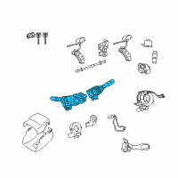 OEM 2011 Toyota Tacoma Combo Switch Diagram - 84310-04280