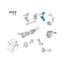 OEM 2005 Toyota Tacoma Switch Assembly Diagram - 84247-04010-B0