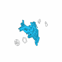 OEM 2006 Chevrolet Monte Carlo Engine Coolant Pump Kit Diagram - 89018039