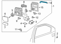 OEM 2020 GMC Sierra 2500 HD Upper Cover Diagram - 84468909