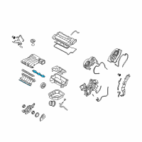 OEM 2001 Hyundai Sonata Gasket-Intake Manifold Diagram - 28411-37200