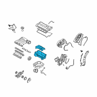 OEM Kia Optima Pan Assembly-Engine Oil Diagram - 215203E001