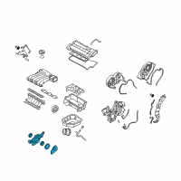 OEM Kia Optima Case Assembly-Front Diagram - 213103E100