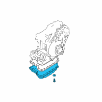 OEM 2005 Nissan Murano Pan Assy-Oil Diagram - 31390-1XD10