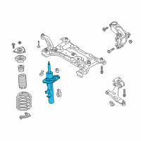 OEM 2018 Ford Focus Strut Diagram - G1FZ-18124-F