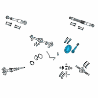 OEM 2020 Jeep Gladiator RING AND PINION Diagram - 68538462AA