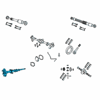 OEM 2021 Jeep Wrangler Rear Axle Shaft Diagram - 68401306AA