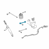 OEM 2011 Lexus GX460 Rear Right Upper Control Arm Assembly Diagram - 48770-60010