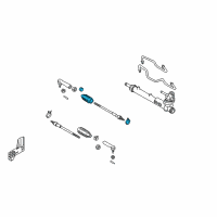 OEM 2007 Nissan Maxima Boot Kit-Power Steering Gear Diagram - 48204-8J025