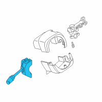 OEM 2002 Nissan Quest Switch Assy-Combination Diagram - 25560-7B010