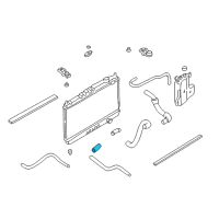 OEM Nissan Xterra Hose Assy-Water Diagram - 21513-3S500