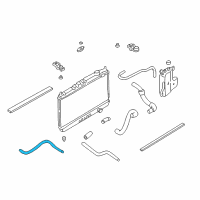 OEM 2004 Nissan Frontier Hose-Flexible Diagram - 21632-8B401