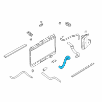 OEM Nissan Hose-Radiator, Lower Diagram - 21503-4S100