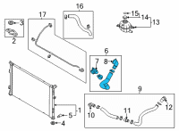 OEM 2021 Kia Sorento Hose Assembly-Radiator, U Diagram - 25414R5700