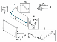 OEM 2021 Kia Sorento Hose Diagram - 25451R5000